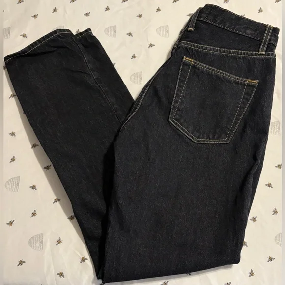 SLVRLAKE Women's High Waisted Straight Jeans - Picture 5 of 5